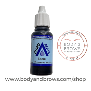 Li Pigments GLOBAL/REACH Aqua Sable (Ebony Brown/Soft Black) 15ml (Permanent Makeup & Microblading)