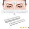 Eyebrow Ruler Adhesive Sticker Tape/Stencil x 25
