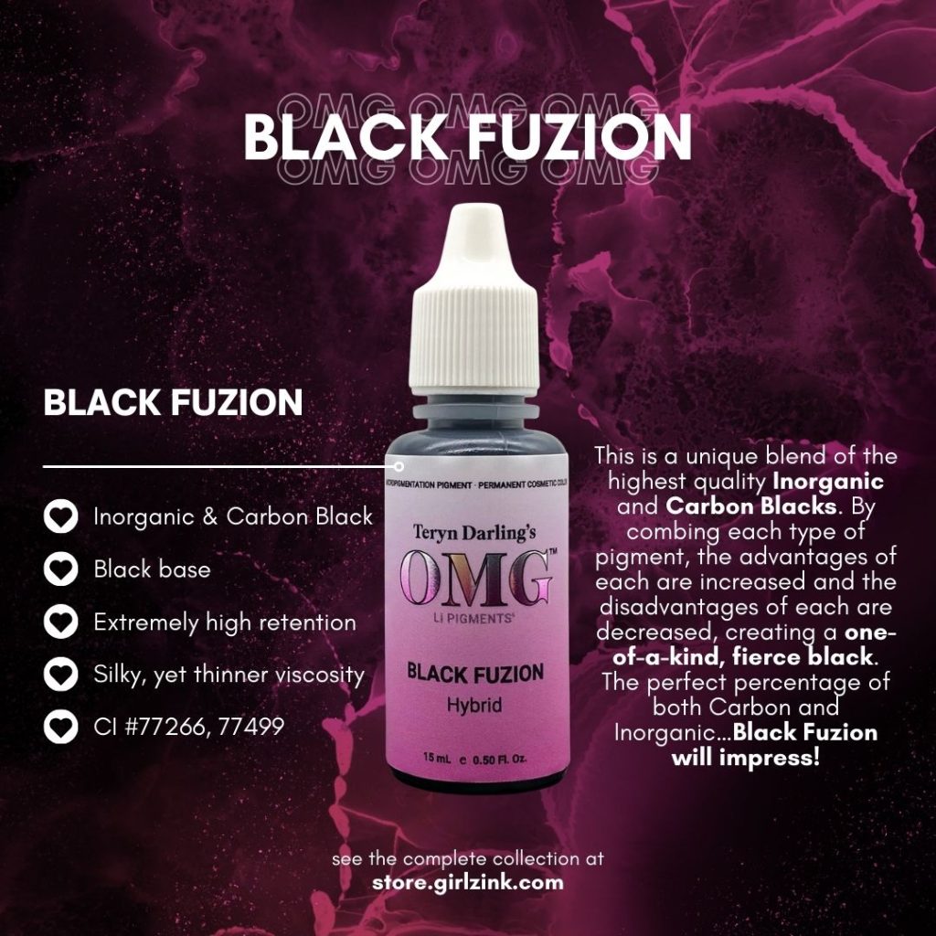 Black Fuzion - OMG® Eyeliner Pigments by Teryn Darling & Li